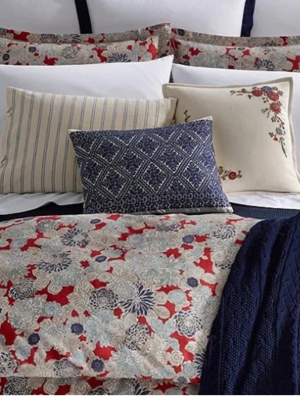 Ralph Lauren Remy Vintage Style Floral Comforter Full Queen New in Bag